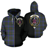 Ogilvie Hunting Modern Tartan Crest Zipper Hoodie - Half Of Me Style