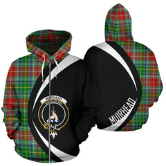 Muirhead Tartan Crest Zipper Hoodie - Circle Style