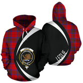 Leslie Modern Tartan Crest Hoodie - Circle Style