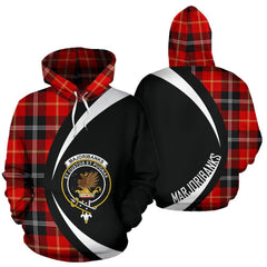 Marjoribanks Tartan Crest Hoodie - Circle Style