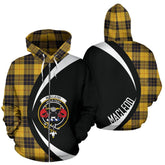 MacLeod of Lewis Ancient Tartan Crest Zipper Hoodie - Circle Style