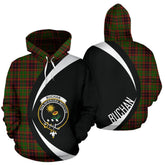 Buchan Modern Tartan Crest Hoodie - Circle Style