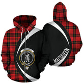 MacQueen Modern Tartan Crest Zipper Hoodie - Circle Style