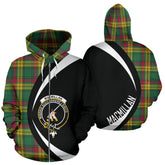 MacMillan Old Ancient Tartan Crest Zipper Hoodie - Circle Style