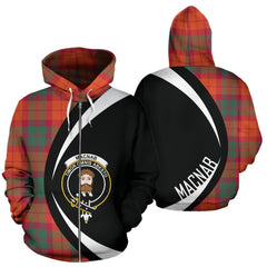 MacNab Ancient Tartan Crest Zipper Hoodie - Circle Style