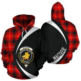 MacIver Modern Tartan Crest Hoodie - Circle Style