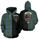 Ogilvie Hunting Ancient Tartan Crest Zipper Hoodie - Half Of Me Style