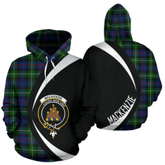 Mackenzie Tartan Crest Hoodie - Circle Style