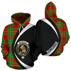 MacGregor Modern Tartan Crest Hoodie - Circle Style