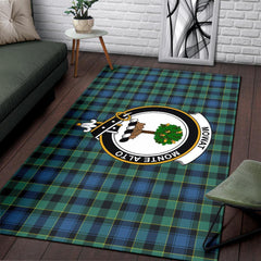 Mowat (Of Inglistoun) Tartan Crest Area Rug