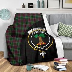 Crosbie Tartan Crest Blanket Wave Style