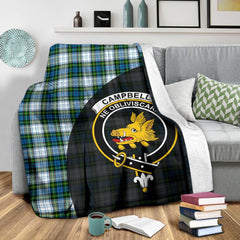 Campbell Dress Tartan Crest Blanket Wave Style