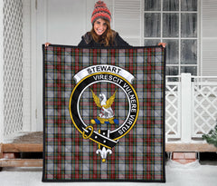 Stewart Dress Tartan Crest Quilt - SP