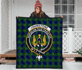 Johnstone Modern Tartan Crest Quilt - SP