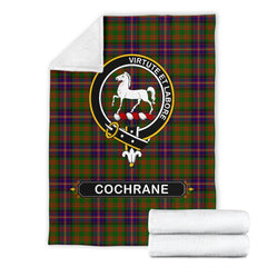Cochrane Family Tartan Crest Blankets