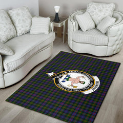 Murray (Of Atholl) Tartan Crest Area Rug