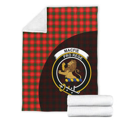 MacFie Tartan Crest Blanket Wave Style
