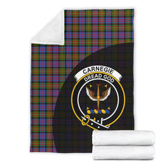 Carnegie Ancient Tartan Crest Blanket Wave Style