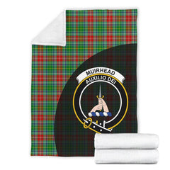 Muirhead Tartan Crest Blanket Wave Style