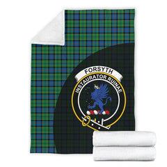 Forsyth Ancient Tartan Crest Blanket Wave Style