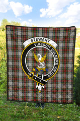 Stewart Dress Tartan Crest Quilt - SP