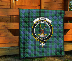 Keith Ancient Tartan Crest Quilt