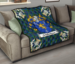 McColgan Tartan Crest Quilt -