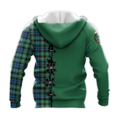 Graham of Montrose Ancient Tartan Hoodie - Lion Rampant And Celtic Thistle Style