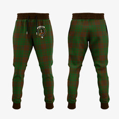MacAlister Of Glenbarr Hunting Tartan Crest Jogger Sweatpants