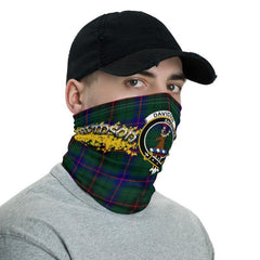 Davison Tartan Crest Neck Gaiter - Bandana
