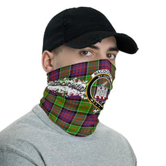 Macdonald Of Ralnad Tartan Crest Neck Gaiter - Bandana