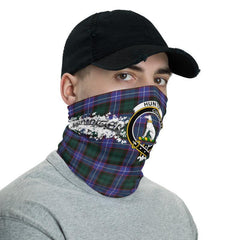 Hunter Tartan Crest Neck Gaiter - Bandana