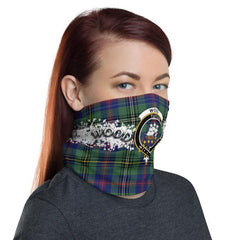 Wood Tartan Crest Neck Gaiter - Bandana