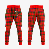 Munro Modern Tartan Crest Jogger Sweatpants