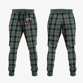 Ogilvie (Ogilvy) Hunting Tartan Crest Jogger Sweatpants