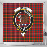 Innes Tartan Crest Shower Curtain