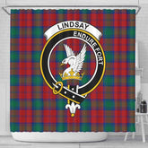 Lindsay Tartan Crest Shower Curtain