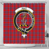 Rait Tartan Crest Shower Curtain