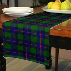 Shaw Modern Tartan Table Runner - Cotton table runner
