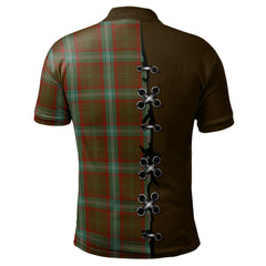 Seton Hunting Tartan Polo Shirt - Lion Rampant And Celtic Thistle Style