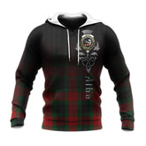 Skene Of Cromar Black Tartan Hoodie - Alba Celtic Style