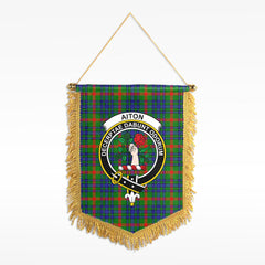 Aiton Tartan Crest Wall Hanging Banner