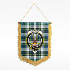 Gordon Dress Ancient Tartan Crest Wall Hanging Banner