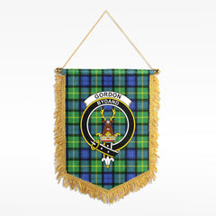 Gordon Old Ancient Tartan Crest Wall Hanging Banner