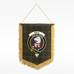 Hall Tartan Crest Wall Hanging Banner