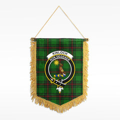 Kinloch Tartan Crest Wall Hanging Banner