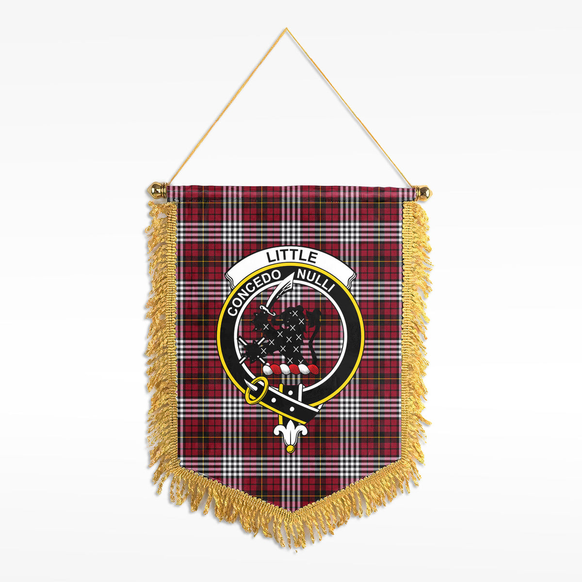 Little Tartan Crest Wall Hanging Banner