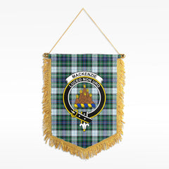 MacKenzie Dress Ancient Tartan Crest Wall Hanging Banner