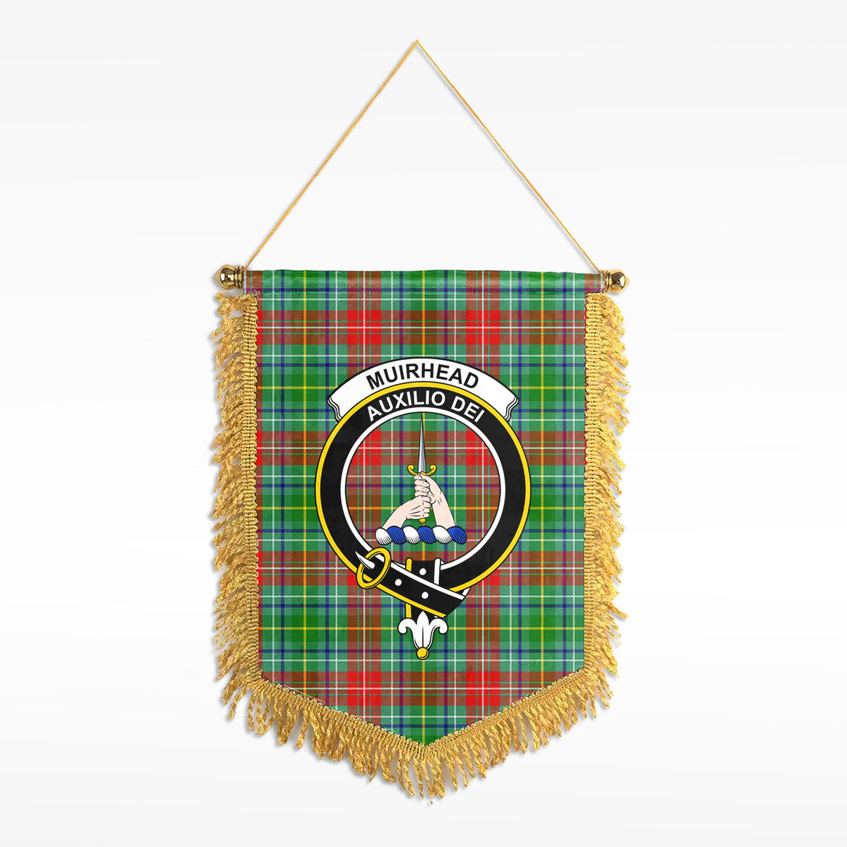 Muirhead Tartan Crest Wall Hanging Banner