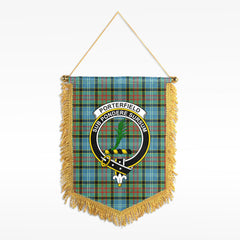 Porterfield Tartan Crest Wall Hanging Banner